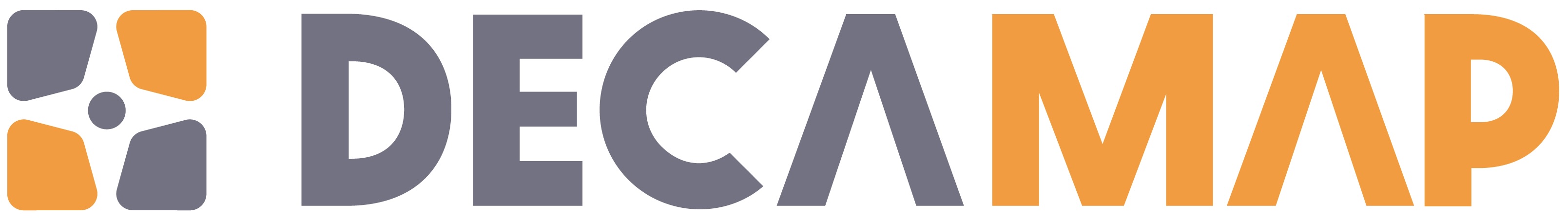 DecaMap logo in landscape orientation